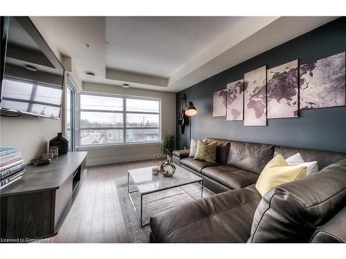 201-155 St Leger Street, Kitchener, ON - Indoor Photo Showing Living Room