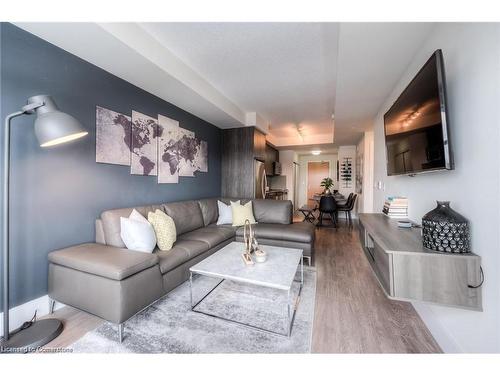 201-155 St Leger Street, Kitchener, ON - Indoor Photo Showing Living Room