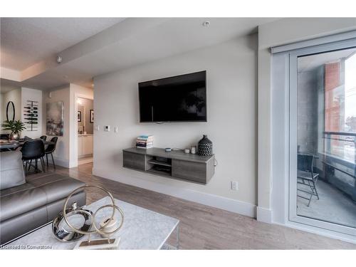 201-155 St Leger Street, Kitchener, ON - Indoor Photo Showing Living Room