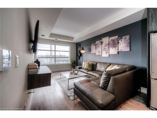 201-155 St Leger Street, Kitchener, ON - Indoor Photo Showing Living Room