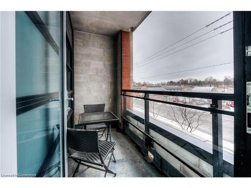 201-155 St Leger Street, Kitchener, ON - Outdoor With Balcony With Exterior