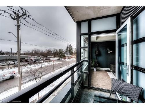 201-155 St Leger Street, Kitchener, ON - Outdoor With Balcony With Exterior