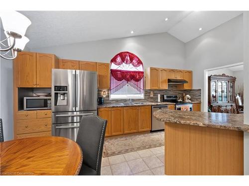 83 Drinkwater Drive, Cambridge, ON - Indoor Photo Showing Kitchen With Stainless Steel Kitchen With Double Sink