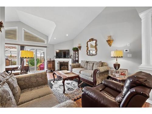 83 Drinkwater Drive, Cambridge, ON - Indoor Photo Showing Living Room With Fireplace