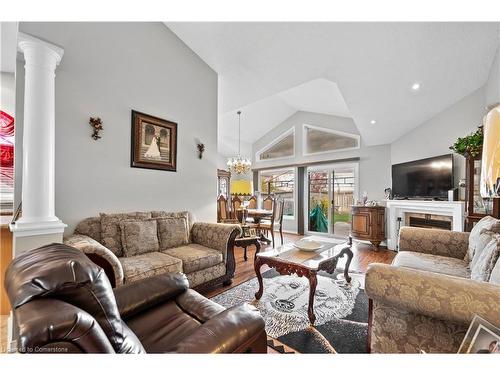 83 Drinkwater Drive, Cambridge, ON - Indoor Photo Showing Living Room With Fireplace