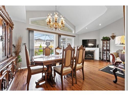 83 Drinkwater Drive, Cambridge, ON - Indoor Photo Showing Dining Room With Fireplace