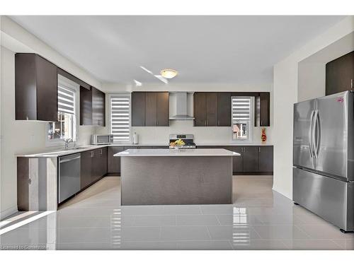 58 Mary Watson Street, Ayr, ON - Indoor Photo Showing Kitchen With Stainless Steel Kitchen