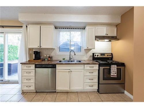 58 Breckenridge Drive, Kitchener, ON - Indoor Photo Showing Kitchen With Double Sink