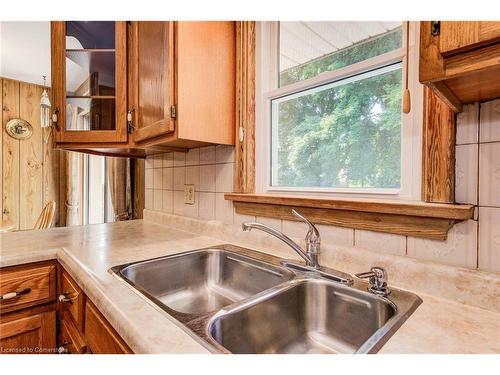 95 Byron Avenue, Kitchener, ON - Indoor Photo Showing Kitchen With Double Sink