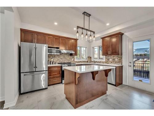 48 Isaiah Drive, Kitchener, ON - Indoor Photo Showing Kitchen With Stainless Steel Kitchen With Upgraded Kitchen