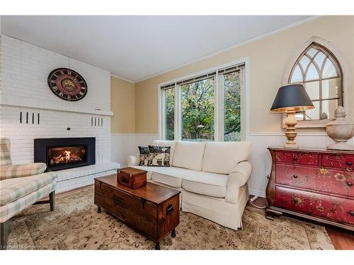 552 Wissler Road, Waterloo, ON - Indoor Photo Showing Living Room With Fireplace