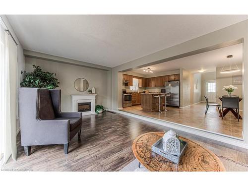 35 Frankfurt Street, Kitchener, ON - Indoor Photo Showing Living Room With Fireplace