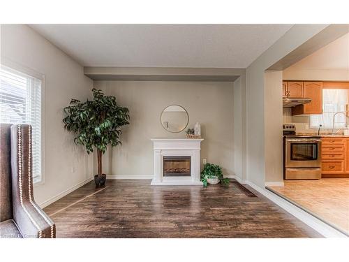 35 Frankfurt Street, Kitchener, ON - Indoor Photo Showing Living Room With Fireplace