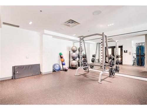 303-15 Wellington Street S, Kitchener, ON - Indoor Photo Showing Gym Room