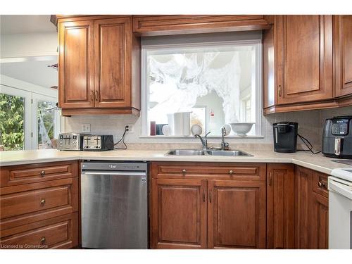 131 Elgin Crescent, Waterloo, ON - Indoor Photo Showing Kitchen With Double Sink