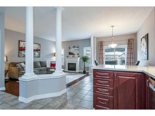 27 Verona Street, Kitchener, ON - Indoor With Fireplace