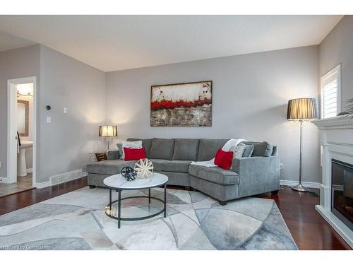 27 Verona Street, Kitchener, ON - Indoor Photo Showing Living Room With Fireplace