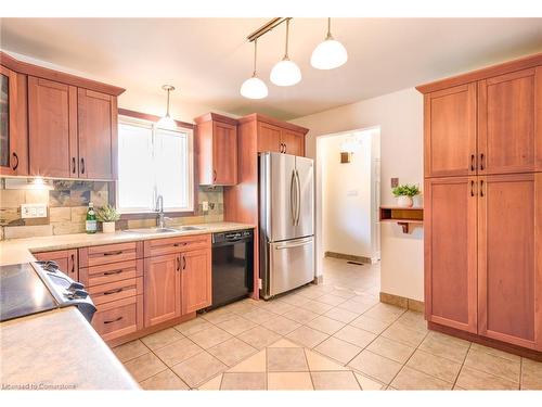 61 Evergreen Crescent, Kitchener, ON - Indoor Photo Showing Kitchen With Double Sink