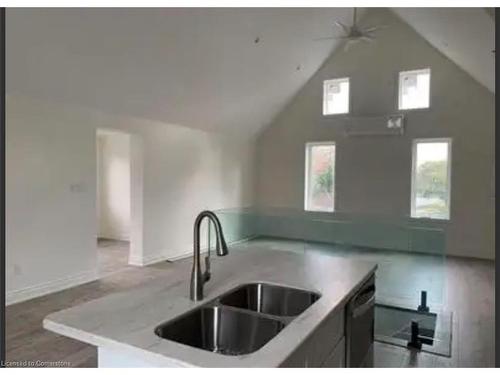 A-299 Bridgeport Road E, Waterloo, ON - Indoor Photo Showing Kitchen With Double Sink