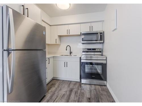 7-203 Mausser Avenue, Kitchener, ON - Indoor Photo Showing Kitchen With Stainless Steel Kitchen With Double Sink