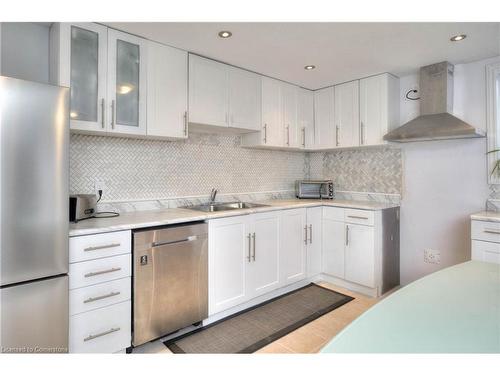 254 Seabrook Drive, Kitchener, ON - Indoor Photo Showing Kitchen With Double Sink