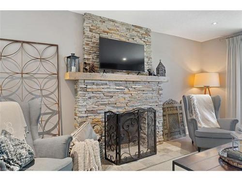 180 Edgehill Drive, Kitchener, ON - Indoor Photo Showing Living Room With Fireplace