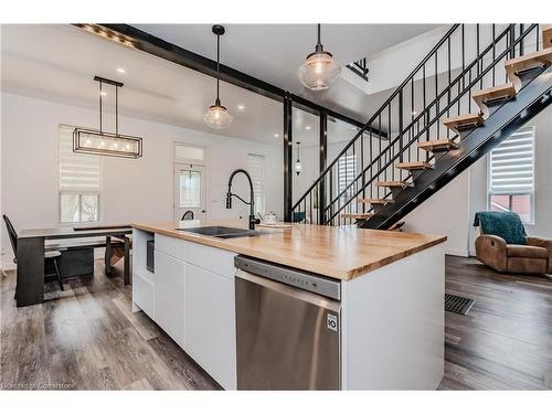 335 Leopold Street, Wingham, ON - Indoor Photo Showing Kitchen With Double Sink