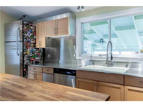 66 Short Street, Waterloo, ON - Indoor Photo Showing Kitchen With Double Sink