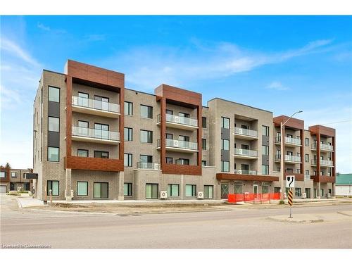 204-408 Dundas Street S, Cambridge, ON - Outdoor With Balcony With Facade