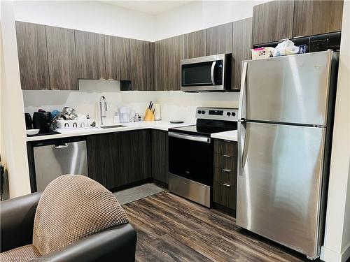 204-408 Dundas Street S, Cambridge, ON - Indoor Photo Showing Kitchen With Stainless Steel Kitchen