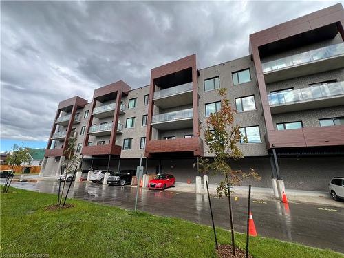 204-408 Dundas Street S, Cambridge, ON - Outdoor With Balcony With Facade