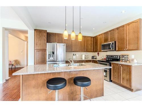 1108 Savoline Boulevard, Milton, ON - Indoor Photo Showing Kitchen With Double Sink