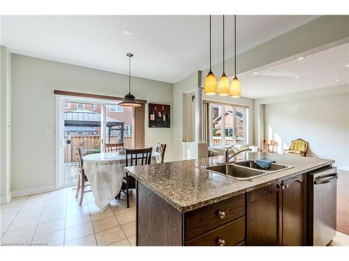 1108 Savoline Boulevard, Milton, ON - Indoor Photo Showing Kitchen With Double Sink