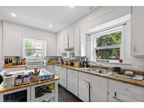 8 Campbell Street, Brantford, ON - Indoor Photo Showing Kitchen With Double Sink