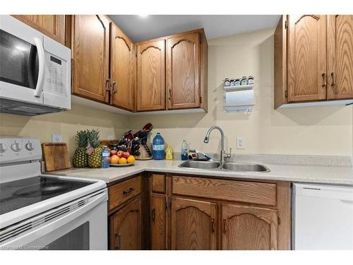 8 Campbell Street, Brantford, ON - Indoor Photo Showing Kitchen With Double Sink