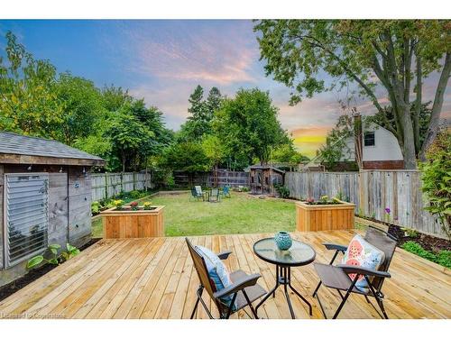 142 Spadina Road W, Kitchener, ON - Outdoor With Deck Patio Veranda With Backyard