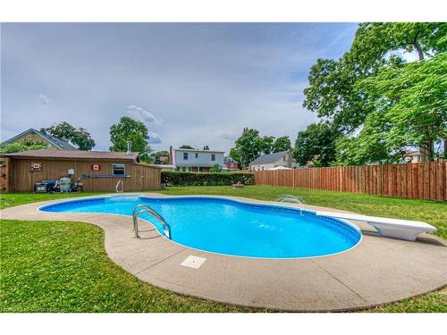 68 Samuelson Street, Cambridge, ON - Outdoor With In Ground Pool With Backyard