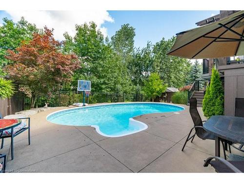 42 Grasswood Street, Kitchener, ON - Outdoor With In Ground Pool With Backyard