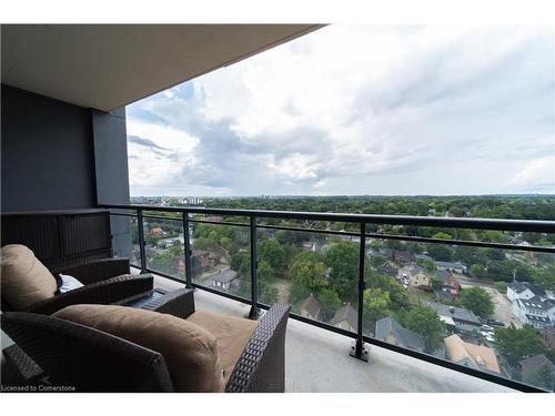 1508-155 Caroline Street S, Waterloo, ON - Outdoor With Balcony With View With Exterior