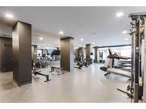 1508-155 Caroline Street S, Waterloo, ON - Indoor Photo Showing Gym Room