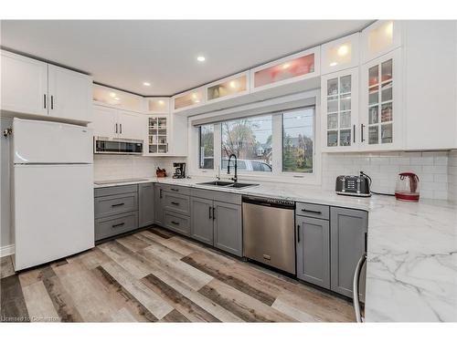 75 Jackson Avenue, Kitchener, ON - Indoor Photo Showing Kitchen With Double Sink