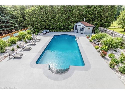 19617 Mountainview Road, Caledon East, ON - Outdoor With In Ground Pool With Backyard