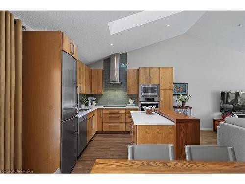 173 Carson Drive, Kitchener, ON - Indoor Photo Showing Kitchen With Double Sink