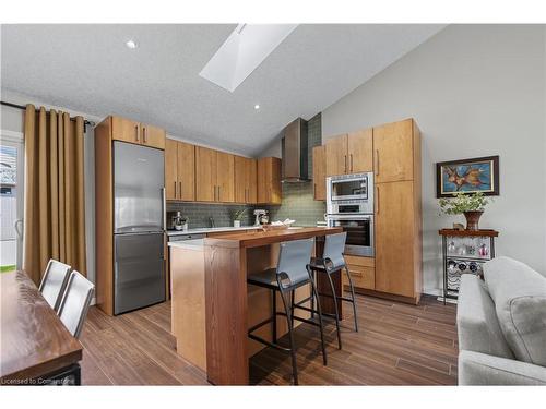 173 Carson Drive, Kitchener, ON - Indoor Photo Showing Kitchen With Stainless Steel Kitchen