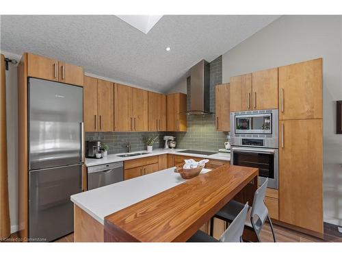 173 Carson Drive, Kitchener, ON - Indoor Photo Showing Kitchen With Stainless Steel Kitchen