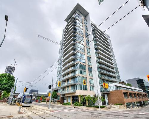 205-85 Duke Street W, Kitchener, ON - Outdoor With Facade