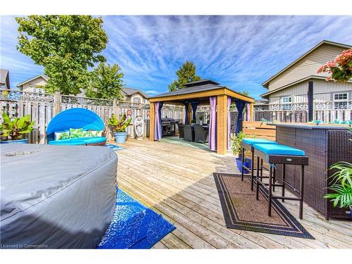 158 Harding Street, Kitchener, ON - Outdoor With Above Ground Pool With Deck Patio Veranda With Exterior