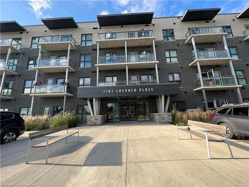 308-1101 Lackner Place, Kitchener, ON - Outdoor With Balcony With Facade