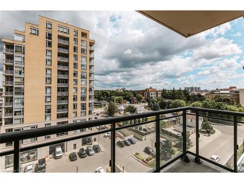 703-155 Caroline Street S, Waterloo, ON - Outdoor With Balcony With View With Exterior