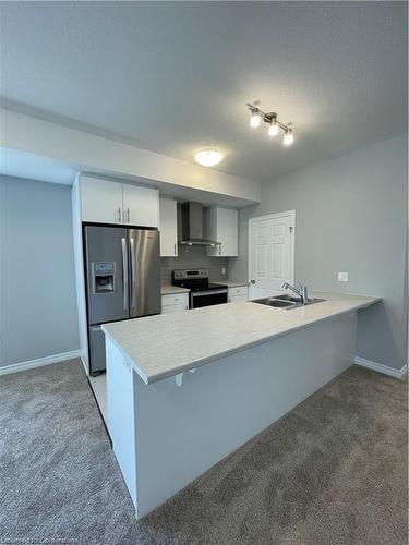 90 Oat Lane, Kitchener, ON - Indoor Photo Showing Kitchen With Stainless Steel Kitchen With Double Sink